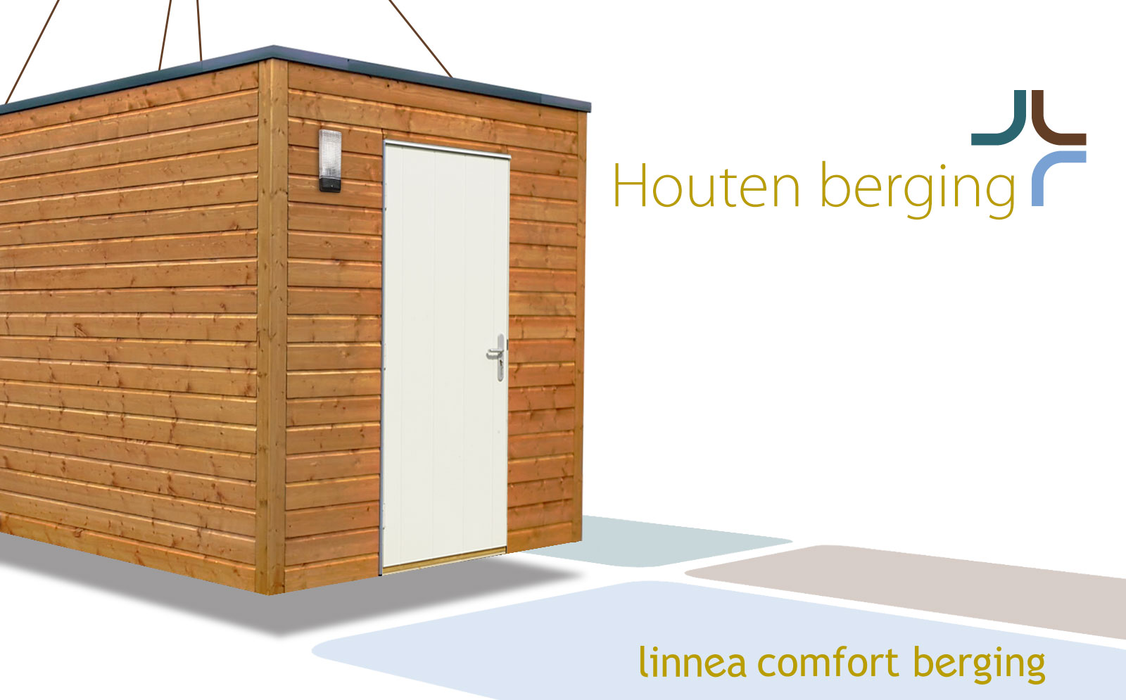 Linnea-Comfort-Berging-houten-berging Linnea Bergingen